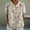 Beige, variant on Womens Shirts Linen Floral Lapel Comfy Loose Summer Tshirts Shirts for Women Beige L