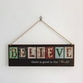 thumbnail image 4 of Household Pendant Promotion Sale! Personalized Wood Signs Inspirational Wall Art Sign Home Motivational Wooden Decor Inspirational Positive Wall Plaque with Saying Quotes for Home Office Living, 4 of 4