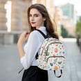 thumbnail image 6 of FORMRS Mini Backpack Purse for Women Travel Daypack Casual Shoulder Bag, Red Easter Eggs, 6 of 7