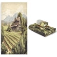 thumbnail image 7 of Coolnut Village Path Bathroom Towel Set of 3 with Hand Towel, Wash Cloths & Bath Towel, Extra Aborbent Soft Towels Set Decor for Bathing Home Shower Wash cloth, 7 of 7