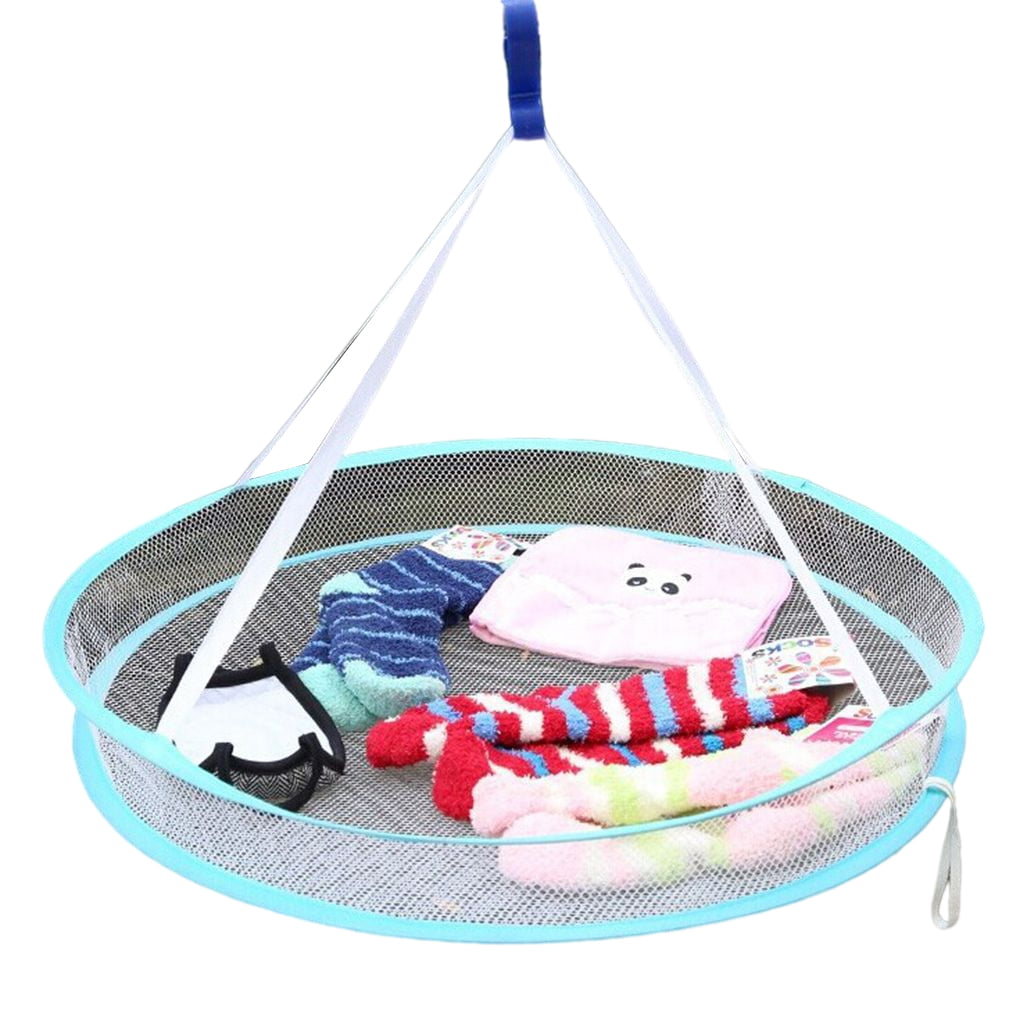 Drying Rack Folding Hanging Clothes Laundry Sweater Basket Dryer Net PICK 