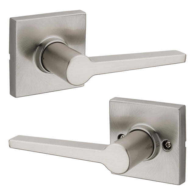 Weiser Safelock Daylon Interior Passage Door Lever in Satin Nickel