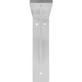 thumbnail image 3 of Ekena Millwork 2"W x 8"D x 8"H Legacy Steel Bracket, Hammered White, 3 of 13