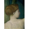 thumbnail image 2 of de Chavannes, Pierre Puvis 14x18 White Modern Wood Framed Museum Art Print Titled - The Imagination (Detail) II, 2 of 4