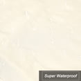 thumbnail image 5 of Yesfashion Cafe Curtains,100% Water Repellent Soft Fabric Short Curtains with Embossed Bubble Textured for Kitchen Bathroom, Set of 2, 5 of 8