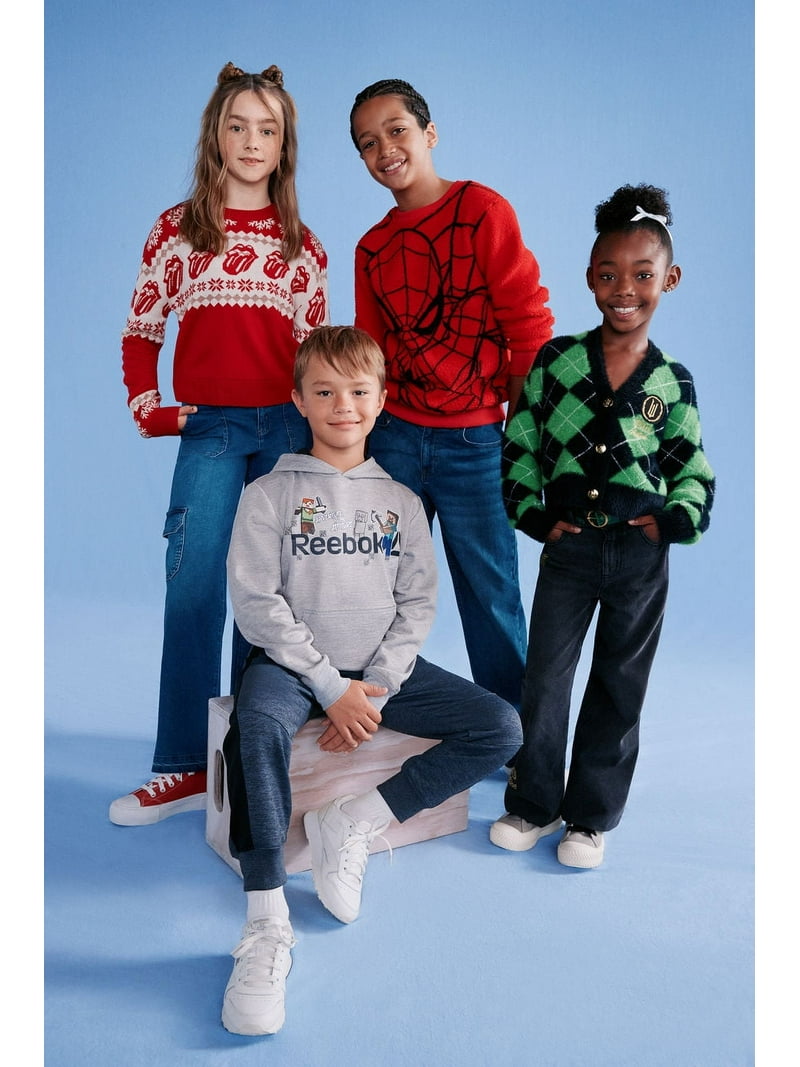 Wonder Nation Boys Vintage Straight Leg Denim Jeans Sizes 4-18