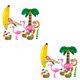 thumbnail image 4 of Wosthever Fiesta hawaiana globo inflable playa Tropical verano al aire libre para niños boda fiesta juguete piscina adornos tipo3 2piezas, 4 of 6