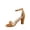 Beige, variant on Rise-7 Women's Open Toe Ankle Strap Buckle Chunky High Heels Sandals Shoes ( Rose Gold, 10 )