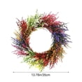thumbnail image 3 of Dvkptbk plastic wreath Simulated Rice Ear Circles Courtyard Home Decoration Spring Decoration Independence Day Flower Wreath, 3 of 6