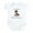 Cloud White, variant on CafePress - Daddy's Little Monkey (Brown) Infant Bodysuit - Baby Light Bodysuit, Size Newborn - 24 Months