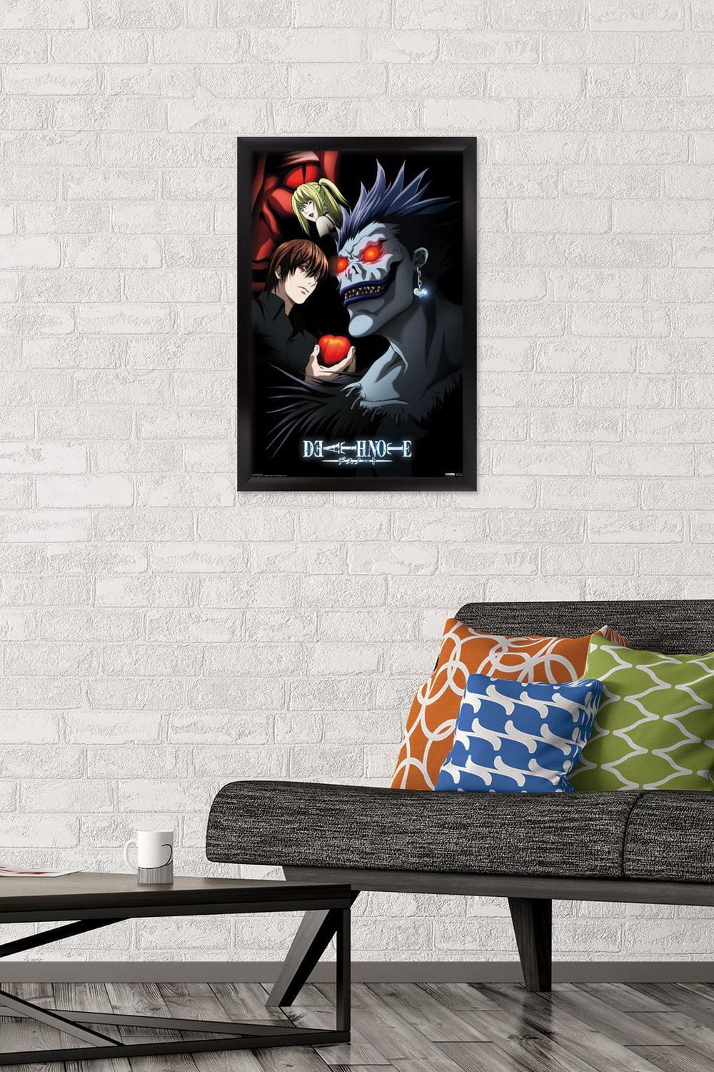 Death Note - Group Wall Poster, 22.375" x 34" Framed