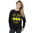 thumbnail image 2 of DC Comics Chandail en Molleton Batman Femme Mon Papa Est un Super-Héros, 2 of 3