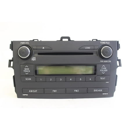 2009-2010 Toyota Corolla Radio Stereo Disc Cd Player 86120-02B10