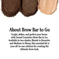 thumbnail image 4 of Gerard Cosmetics Brow Bar To Go - Medium to Ebony , 0.15 oz Makeup, 4 of 6