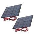 thumbnail image 3 of Neyseki 2pcs DC5V 500mA Solar Panel Cell Power Module Polycrystalline Silicon Solar Panel with 100cm Cable, 3 of 7