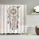 thumbnail image 2 of Cortina de la ducha Cortina De Ducha De Poliéster De Baño De Estilo Popular Con Juego De 12 Ganchos Atrapasueños Magideal Cortina de ducha, 2 of 4