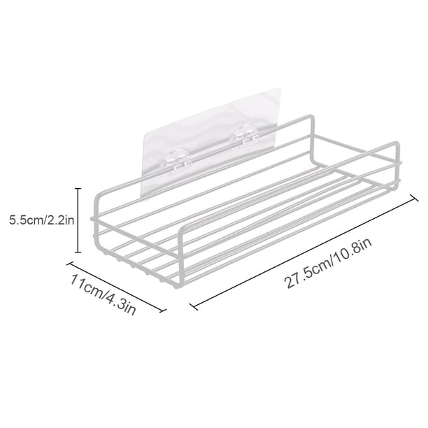 Estante de almacenamiento para baño de hierro forjado, almacenamiento para baño de hierro forjado, estante colgante para baño, organizador de inodoro Ultra sensible
