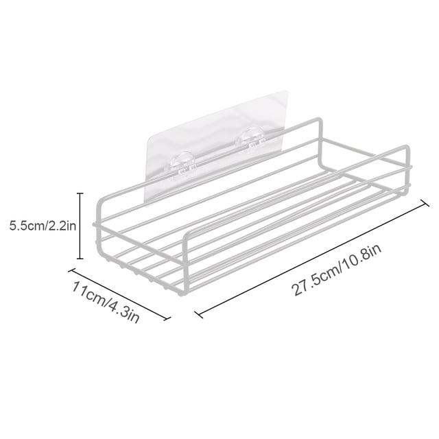 Estante de almacenamiento para baño de hierro forjado, almacenamiento para baño de hierro forjado, estante colgante para baño, organizador de inodoro Ultra sensible