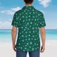 thumbnail image 6 of Goofa Christmas Snowflakes Hawaiian Shirt for Men, Unisex Summer Beach Casual Short Sleeve Button Down Shirts,Aloha Tropical Floral print shirt-Small, 6 of 9