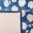 thumbnail image 5 of SAFAVIEH Journey Jancis Polka Dot Machine Washable Area Rug, Navy/Beige, 6'7" x 6'7" Round, 5 of 6