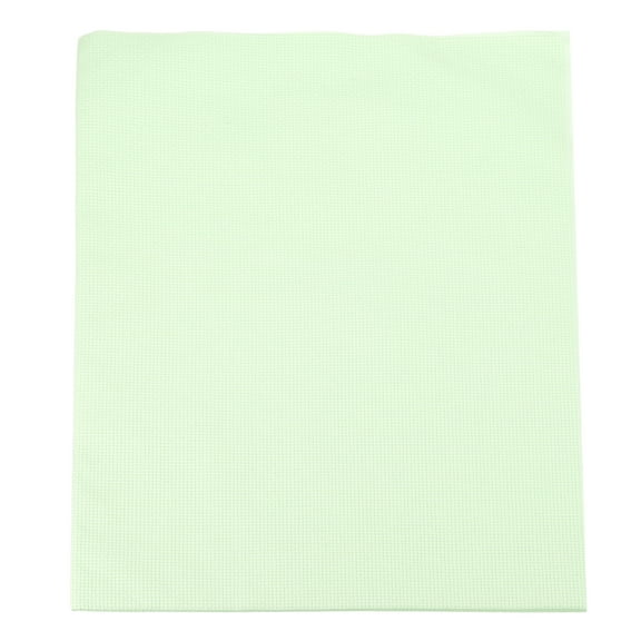 14 Count Cross Stitch Cloth 19"x28", Embroidery Cotton Fabric DIY Cross Stitch for Handmade Needlework Art Crafts Machine Embroidery, Green