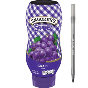 Smucker's Squeeze Grape Jelly, 20 Ounces with pan