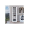 thumbnail image 3 of Pemberly Row Contemporary Engineered Wood Storage Cabinet in White, 3 of 5