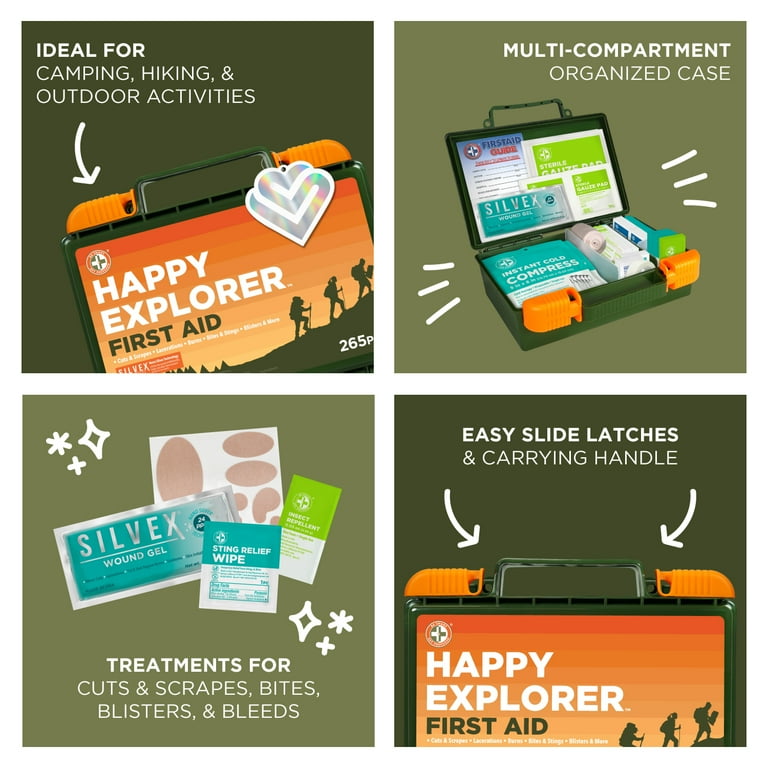 Be Smart Get Prepared Outdoor First Aid - Happy Explorer, 265