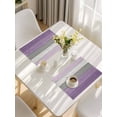 thumbnail image 5 of Purple Grey Wood Grain Placemats Set of 4, Ombre Rustic Retro Wooden Plank Placemats for Dining Table, Place Mats for Kitchen Tabletop, Waterproof Wipeable Dining Table Mats Set, 5 of 9