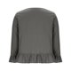 thumbnail image 4 of Vestidos Casuales Para Mujer, Blusas De Mujer De Moda Camiseta/camiseta de manga larga con cuello en V y mangas de encaje de lino sintético para mujer, primavera e invierno, 4 of 6