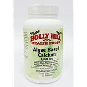 Holly Hill Health Foods Algae Based Calcium 1,000 mg, Icelandic Vegan Red Algae, 180 Tablets