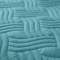 Whale Flotilla Queen Size Quilt Set Lightweight All Season Turquoise