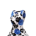 thumbnail image 5 of Market In The Box 1950s Floral Vintage Dress Formal Party Cocktail Dress, 5 of 5