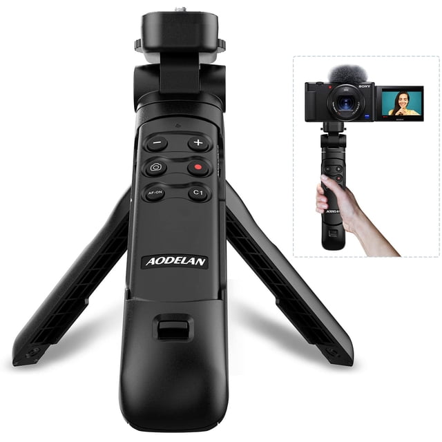 Trípode inalámbrico para vlogs con mando a distancia para Sony ZV-1, A7 III
