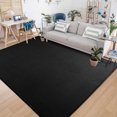 thumbnail image 3 of Lochas Soft Modern Area Rug Boho Rugs for Bedroom Living Room Nursery Modern Home Decor Low Pile Carpet,5'x8',Balck, 3 of 7
