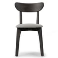 thumbnail image 5 of Set of 2 Amie Gray Backless Dining Chair with Gunmetal Gray Frame, 5 of 8