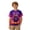 Dark Purple, variant on Boys Graphic Tees Short Sleeve Graphic Print Crewneck Top for Casual Boys' Tops Tees Shirts 3 Years-4 Years