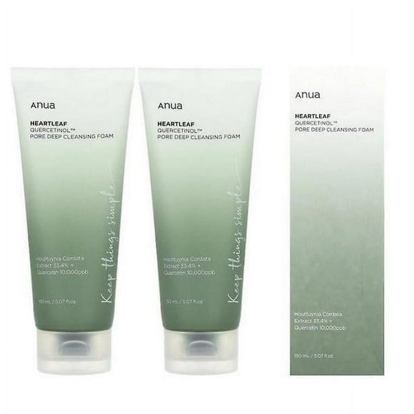 2PSC-Pore Control Cleansing Oil - Heartleaf Cleansing Foam for Deep Pore Cleansing