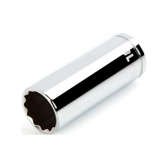 TEKTON 3/8 Inch Drive x 18 mm Deep 12-Point Socket | SHD13318