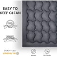 thumbnail image 4 of Sleep Zone Queen Mattress Topper Cooling Mattress Pad Cover Fluffy Down Alternative Bed Topper 8-21 Inch Deep Pocket, Queen, 4 of 8