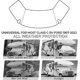thumbnail image 2 of For E450 1997-2022 Motorhome Caravan Windshield Snow Cover Front Window Sun Shade, 2 of 5