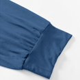 thumbnail image 7 of Mens Drawstring Pocket Jogger Pajama Pants Lightweight Lounge Sleep Pants with Tapered Leg Elastic Cuff Relaxed Fit Blue L, 7 of 7