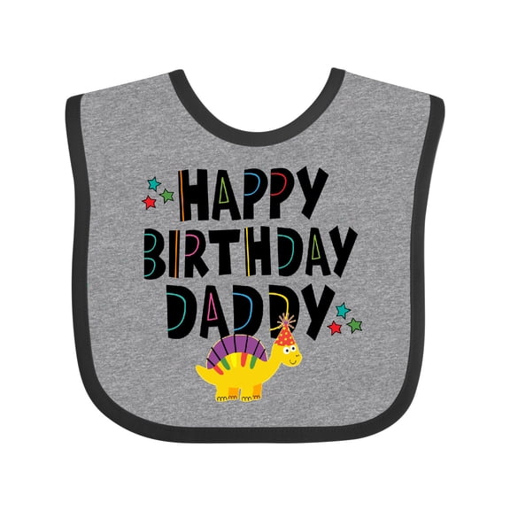 Inktastic Happy Birthday Daddy Party Boys or Girls Baby Bib