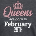 thumbnail image 3 of CafePress - Queens Are Born In February 29Th T Shirt - Womens Tri-blend T-Shirt, 3 of 4