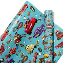 5 Pcs Toy Story Cars Wrapping Paper - 30 x 20 Inch Each, Racing Theme Gift Wrap for Kids' Birthday Party, Baby Shower, Gift Packaging Decorations