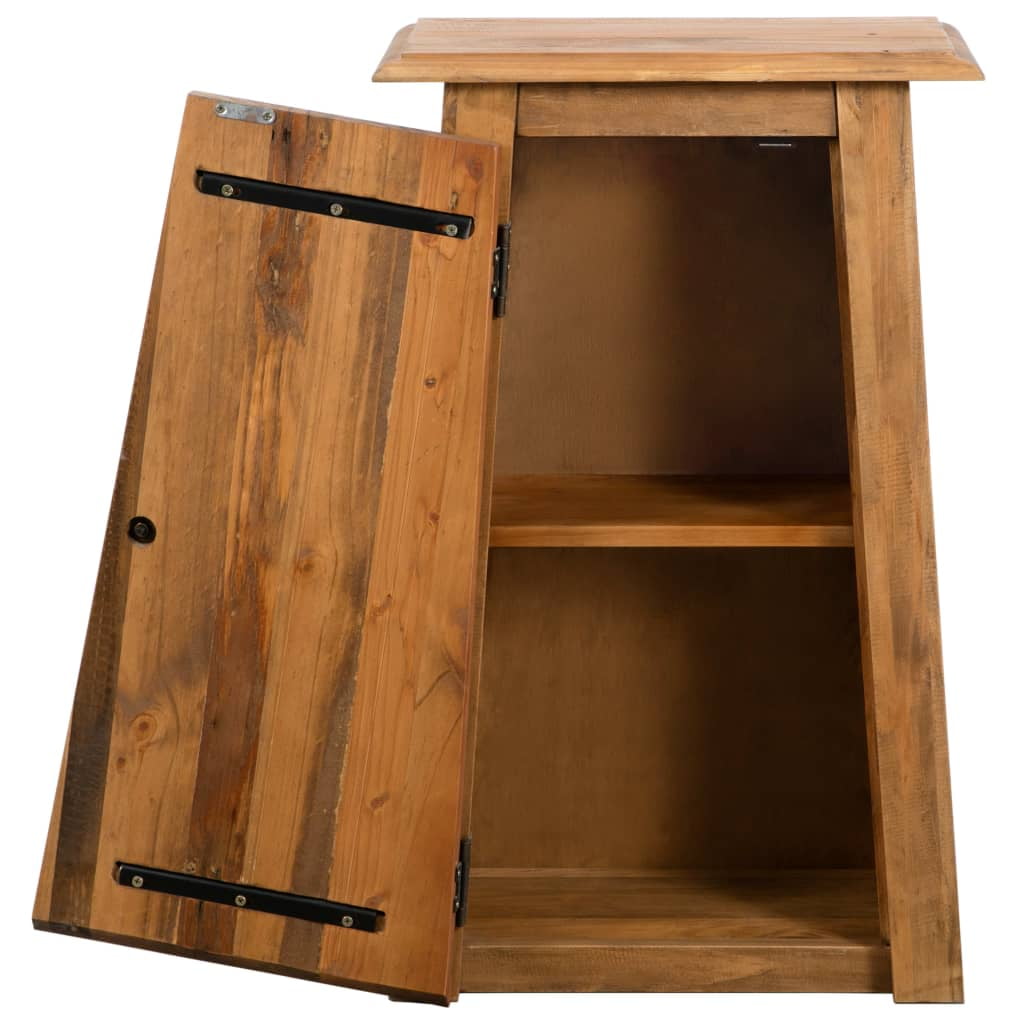 Bathroom Wall Cabinet, Freestanding Sideboard Furniture for Living Room, Recycled Pinewood