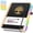 Black, variant on Nirmiro 5 Subject Notebook College Ruled, 300 Pages A5 Hardcover Spiral Notebook with Removable Dividers Tabs, 100GSM Thick Paper, Inner Pocket, 6.1" * 8.4", Aesthetic Journal for Note Taking