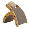 thumbnail image 1 of Chat Griffoir, Boule Rotative Chat Pad Scratch Courbé pour Chaton, 1 of 8