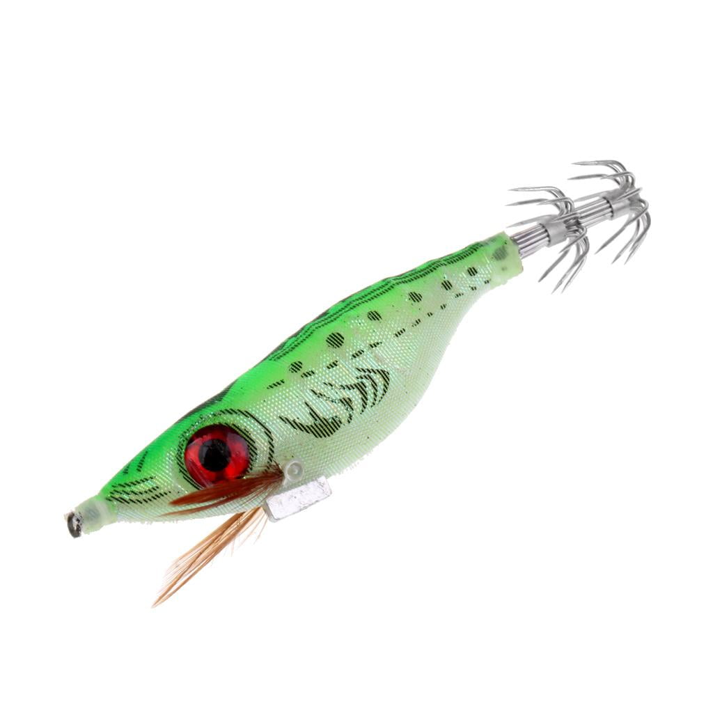Squid Fishing Lure Pike Salmon Baits Bass Trout Sea Fishing Rigs Tackle Boat 