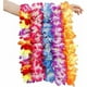 thumbnail image 4 of 24 Piezas Collares Tropicales Hawaianos, Collar de Flores Hawaianas, Collar Hawaiano, Juego de 12 Collares de Flores con 12 Pasadores de Flores de Plumeria, para Playa de Verano, Decoraciones de, 4 of 5